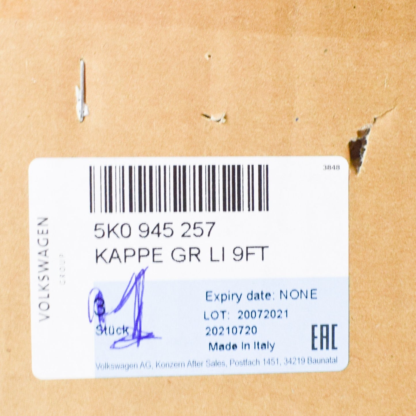 NEW VOLKSWAGEN GOLF MK6 REAR LEFT TAILLIGHT BULB HOLDER 5K0945257 ORIGINAL