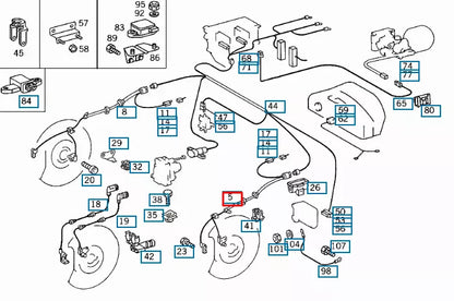 NEW MERCEDES BENZ S W140 FRONT LEFT ABS SENSOR A1405401209