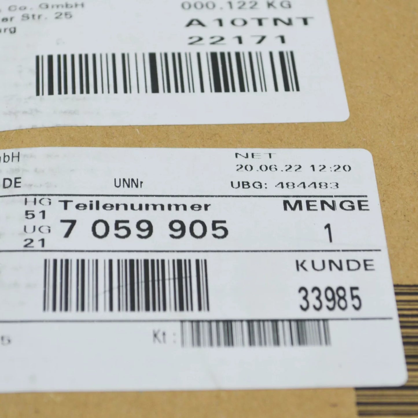 NEW BMW 3 E90 FRONT LEFT DOOR OPERATING ROD 51217059905 7059905 ORIGINAL