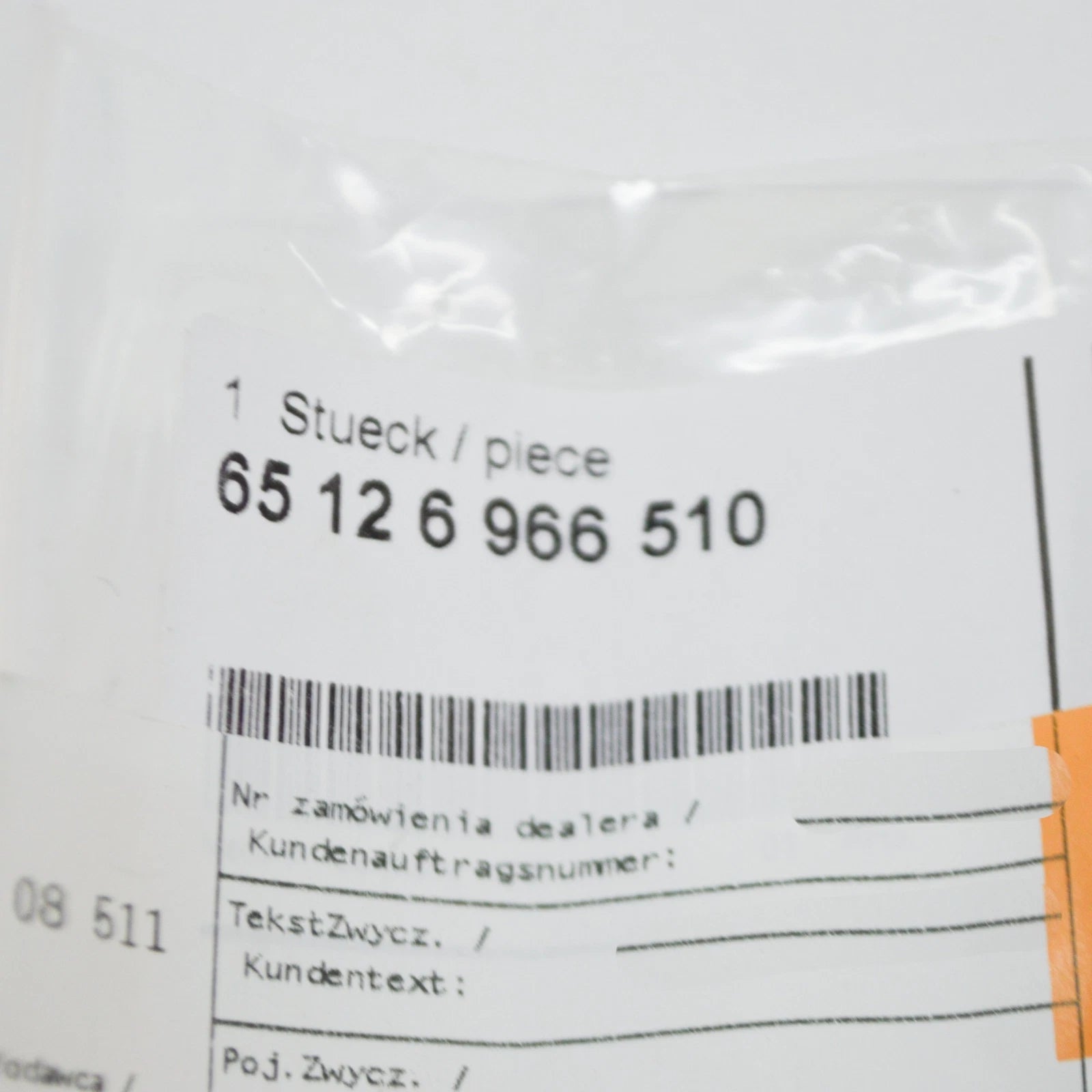 NEW BMW X5 E70 INFOTAINMENT COMPUTER BUTTON 6966510 65126966510 ORIGINAL