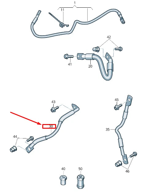 NEW AUDI E-TRON GEN HIGH-VOLTAGE BATTERY EARTH LINE 4KE971243A