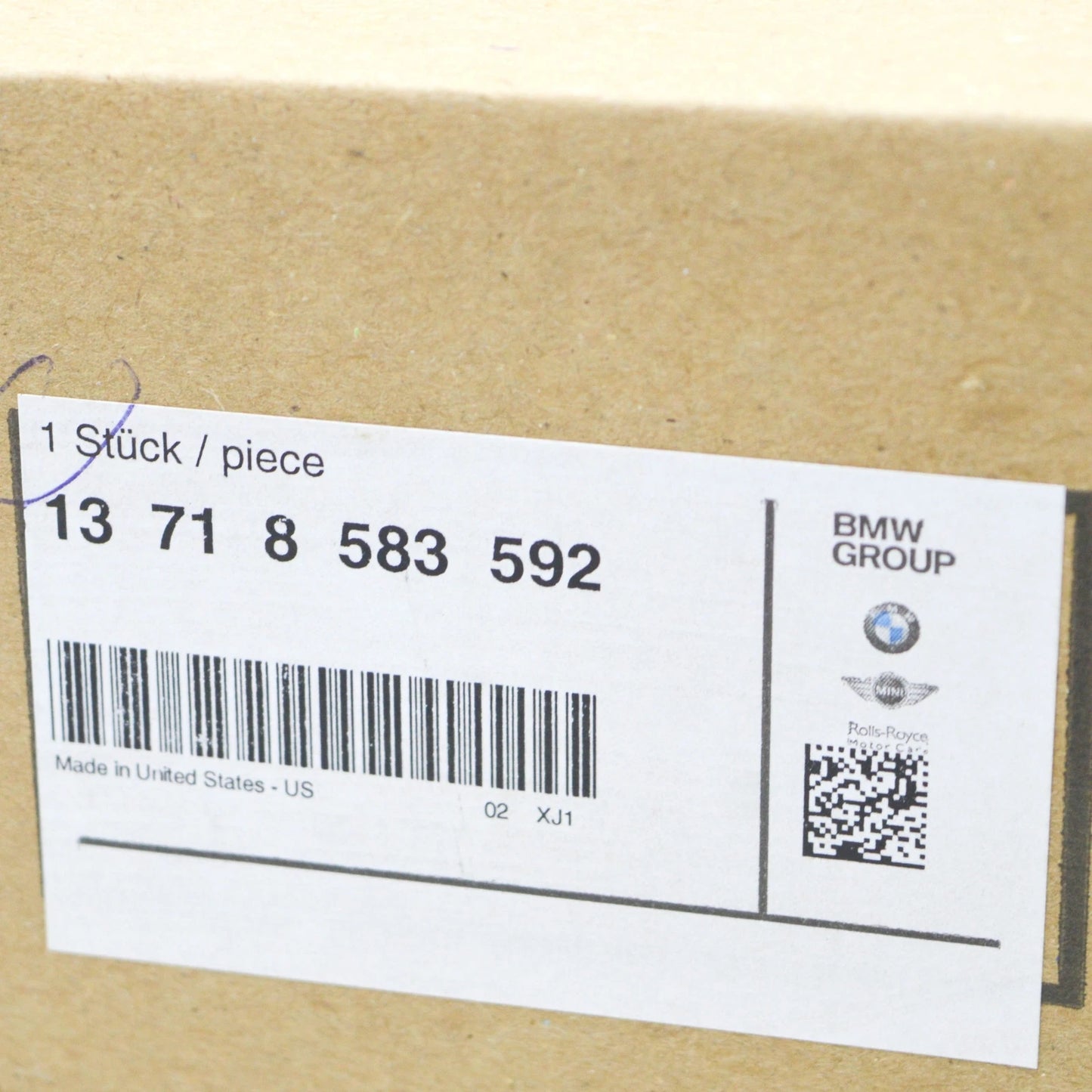 NEW BMW X3 G01 RESONATOR AIR DUCT 13718583592 ORIGINAL