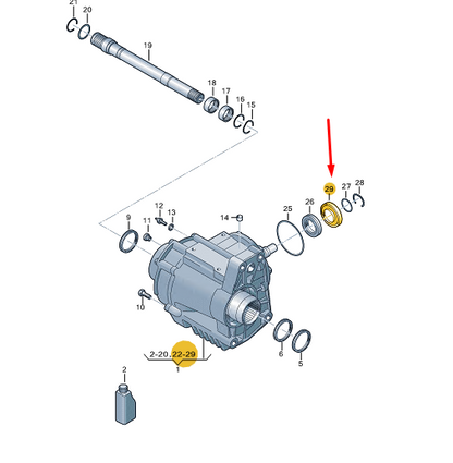 new cupra formentor final drive gearbox cover plate 0cp409319 original