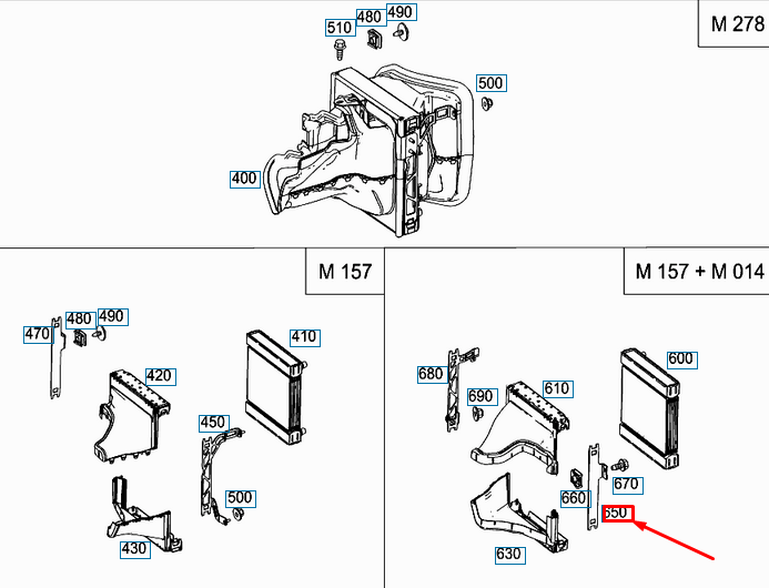 NEW MERCEDES-BENZ E W212 AMG COOLER LEFT BRACKET A2125010171 ORIGINAL