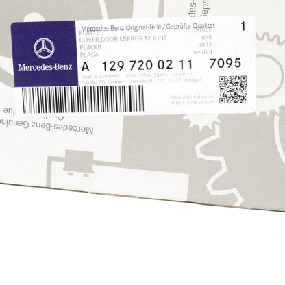 NEW MB SL R129 FRONT RIGHT DOOR MIRROR INTERIOR PLATE A12972002117095 ORIGINAL