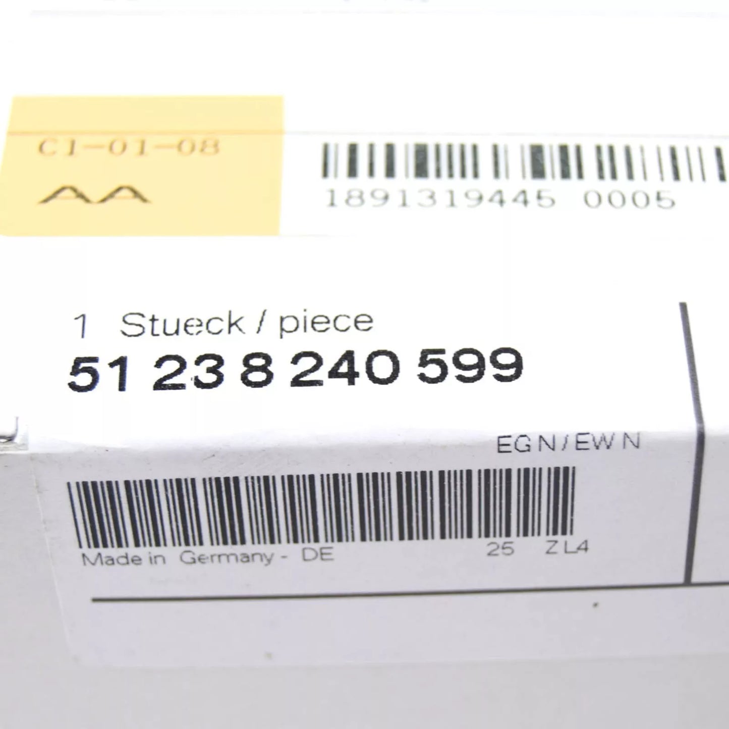 NEW BMW 7 E65 BONNET HOOD LID LOCK LATCH LOWER PART 51238240599 ORIGINAL