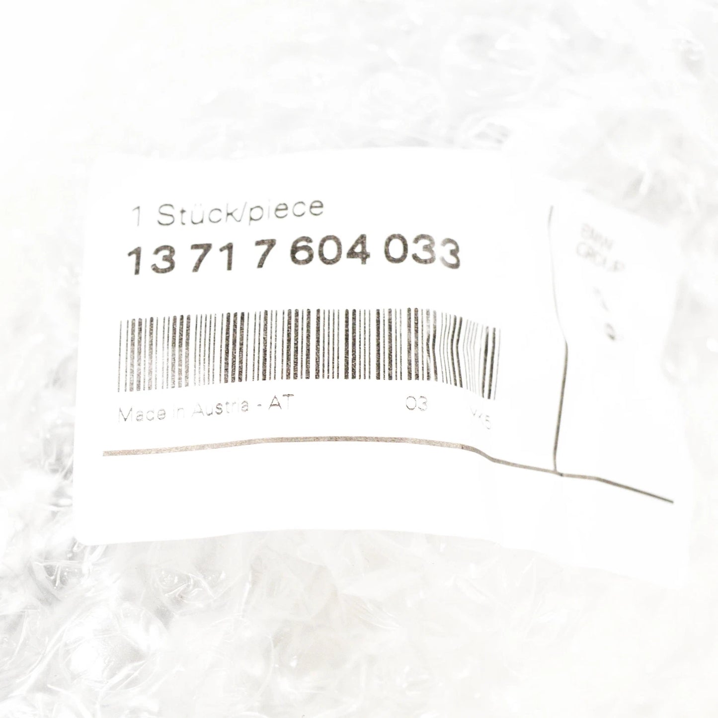 NEW BMW 4 COUPE F32 CHARGE AIR DUCT 13717604033 7604033 ORIGINAL