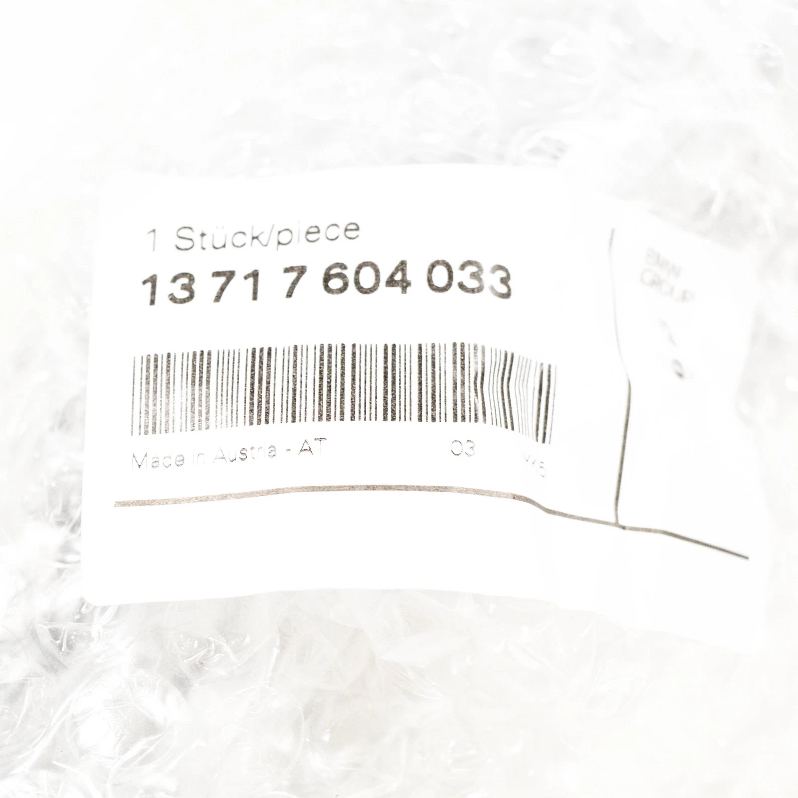 NEW BMW 4 COUPE F32 CHARGE AIR DUCT 13717604033 7604033 ORIGINAL