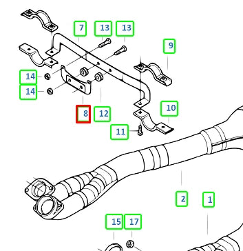 NEW BMW Z8 E52 GEARBOX SUPPORT BRACKET 18301408018 1408018 ORIGINAL