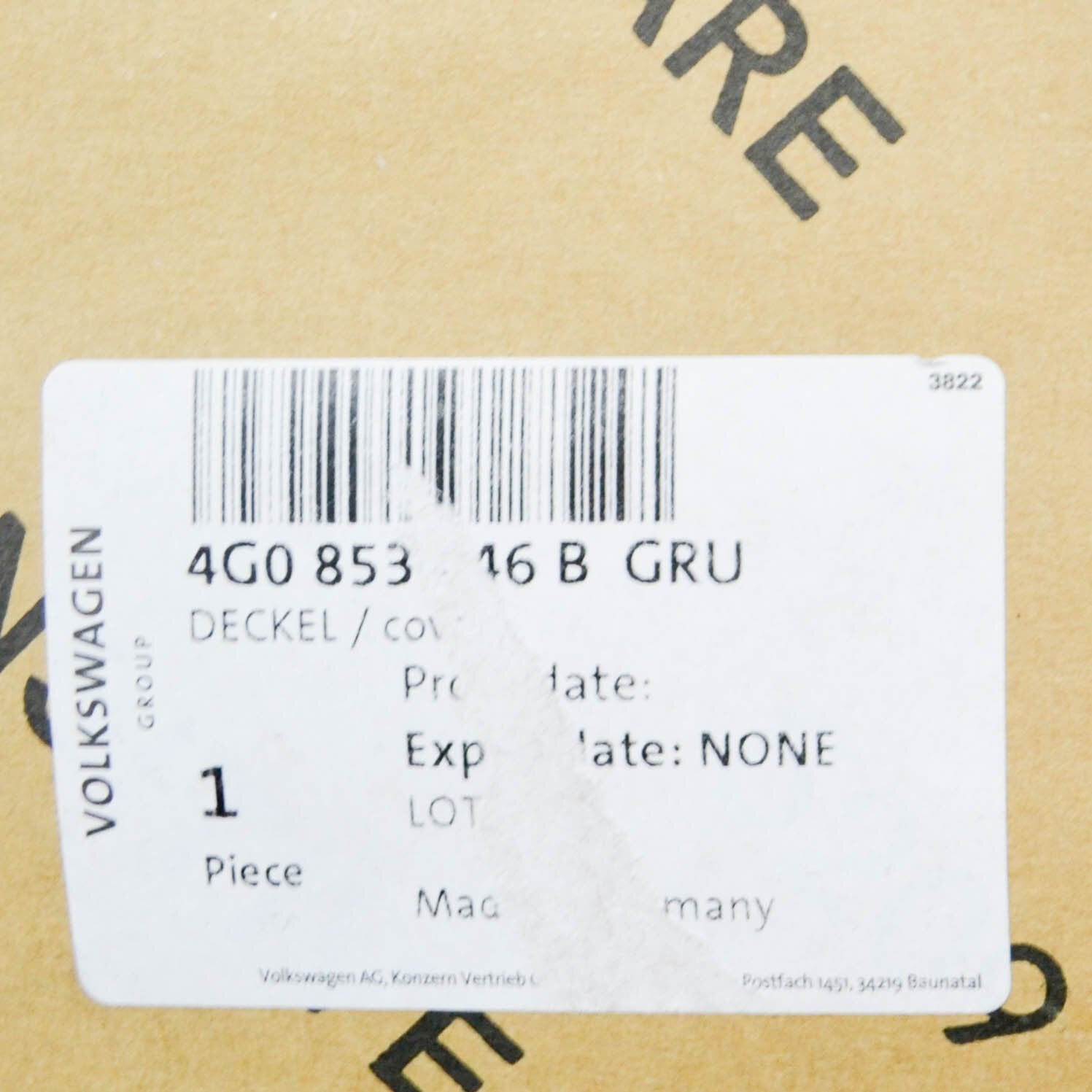 NEW AUDI A6 ALLROAD 4GH FRONT LEFT JACK PAD COVER TRIM 4G0853445BGRU ORIGINAL