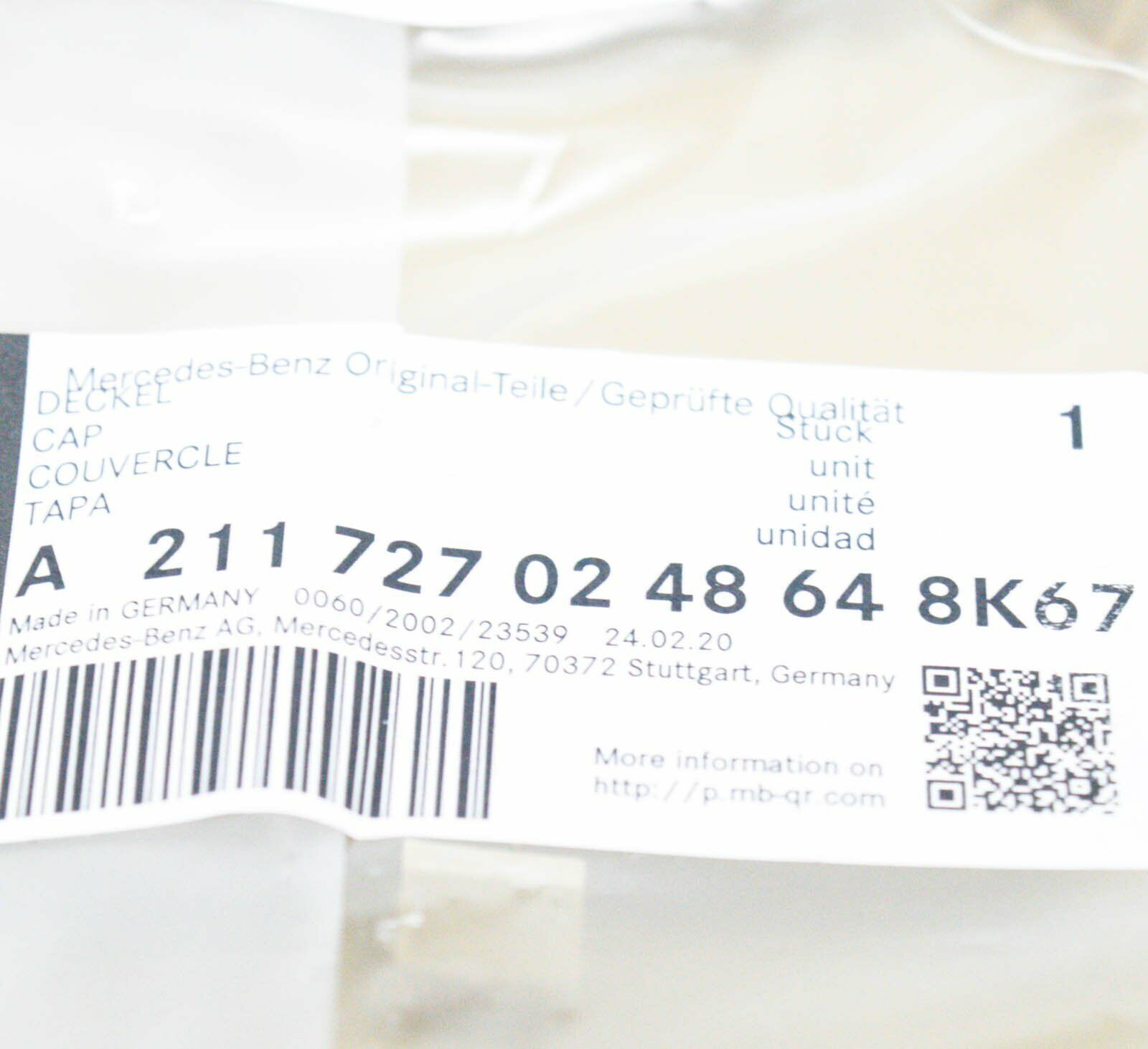 NEW MERCEDES-BENZ E W211 FRONT RIGHT DOOR CAP A2117270248648K67 ORIGINAL
