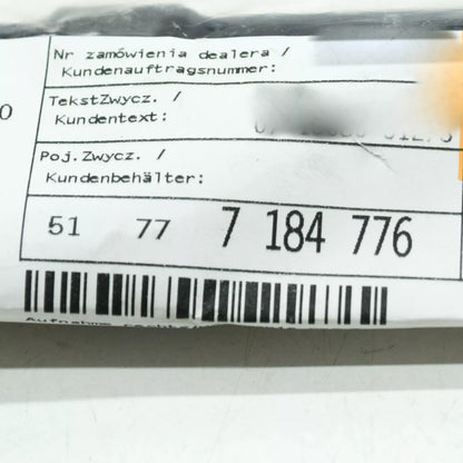 NEW BMW 5 F10 RIGHT ROCKER PANEL MOLDING 7184776 51777184776 ORIGINAL