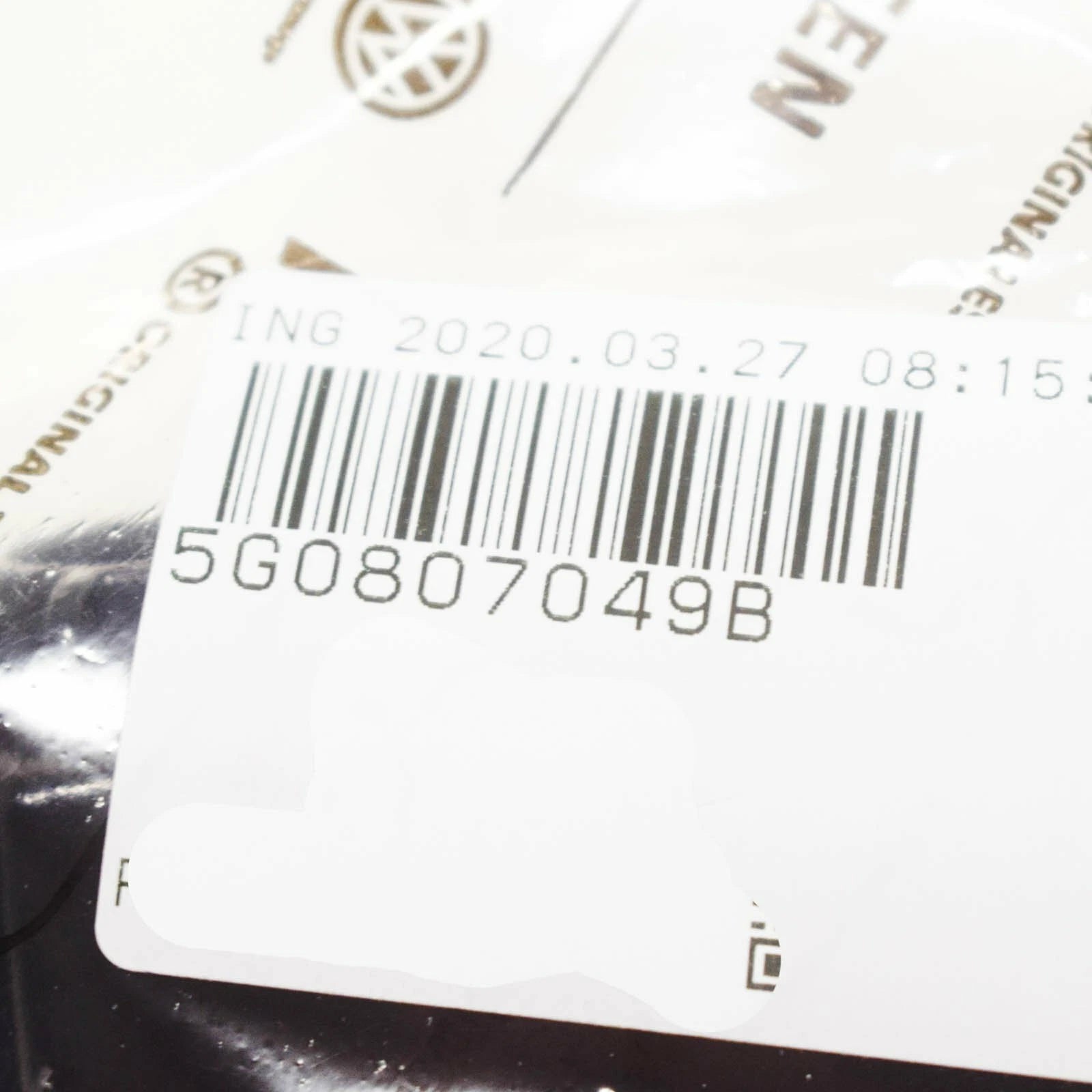 NEW VOLKSWAGEN GOLF MK7 5G FRONT LEFT BUMPER UPPER BRACKET 5G0807049B ORIGINAL