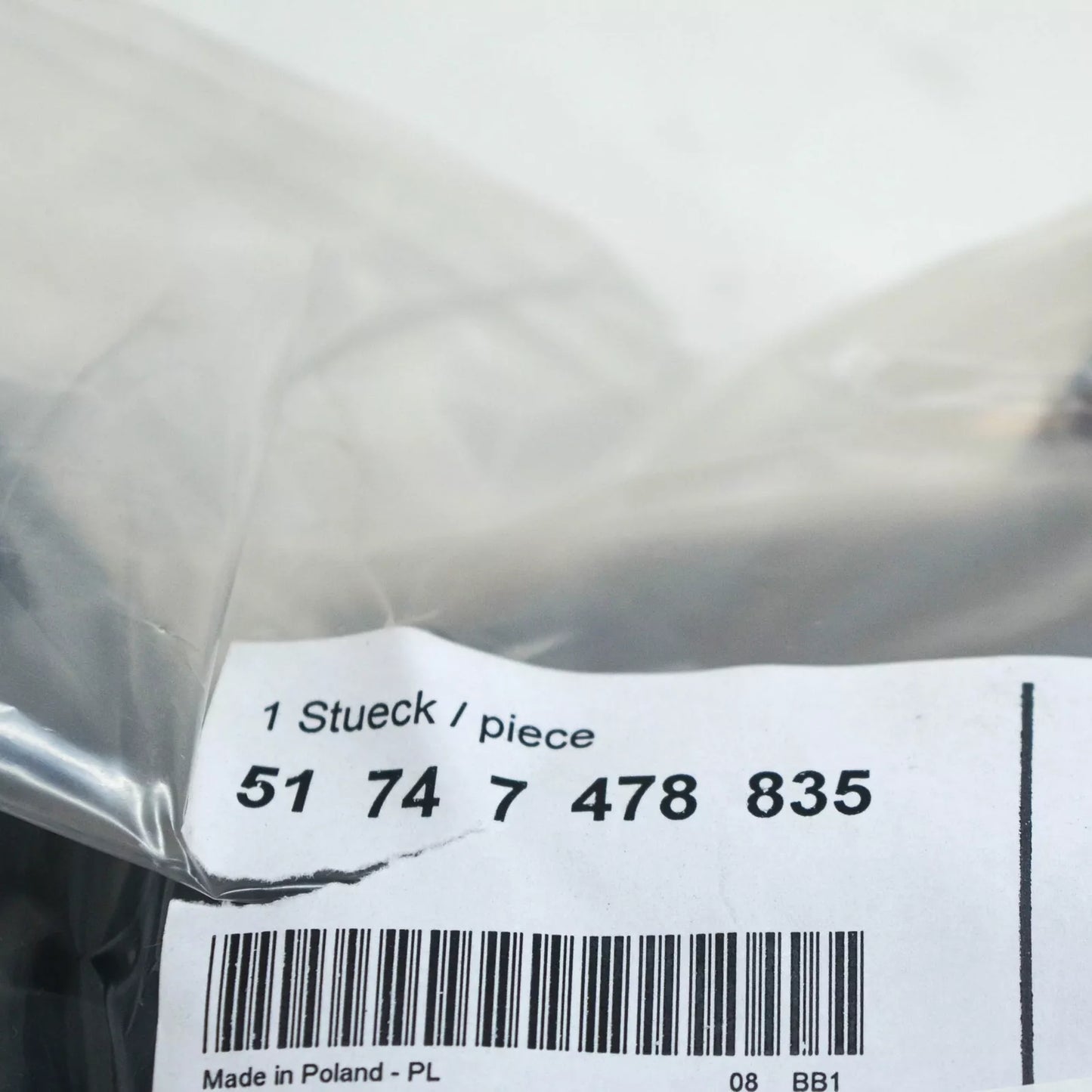 NEW BMW 7 G11 G12 LEFT INNER SIDEWALL AIR DUCT 51747478835 ORIGINAL