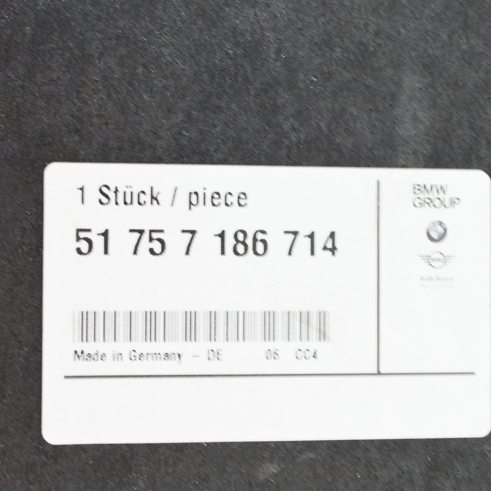 NEW BMW 5 F10 ENGINE CENTER UNDERFLOOR COATING SPLASH SHIELD 51757186714