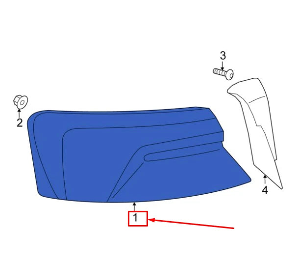 NEW AUDI A5 SPORTBACK F5 REAR LEFT TAILLIGHT 8W6945091L ORIGINAL