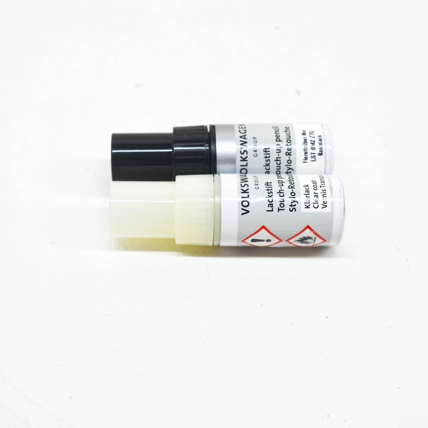 NEW VOLKSWAGEN AUDI TOUCH UP PAINT SET FLORETT SILBER LST0M2Z7G ORIGINAL