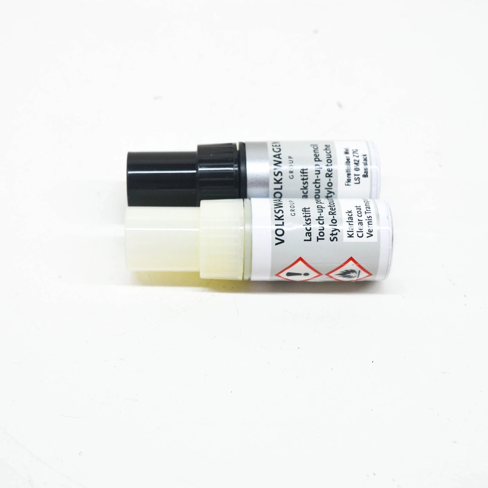 NEW VOLKSWAGEN AUDI TOUCH UP PAINT SET FLORETT SILBER LST0M2Z7G ORIGINAL