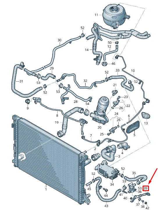 NEW AUDI A6 4A C8 ENGINE SOLENOID VALVE RETAINER 4K0121305AL