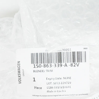 NEW VOLKSWAGEN UP HANDBRAKE LEVER TRIM 1S0863339A82V ORIGINAL