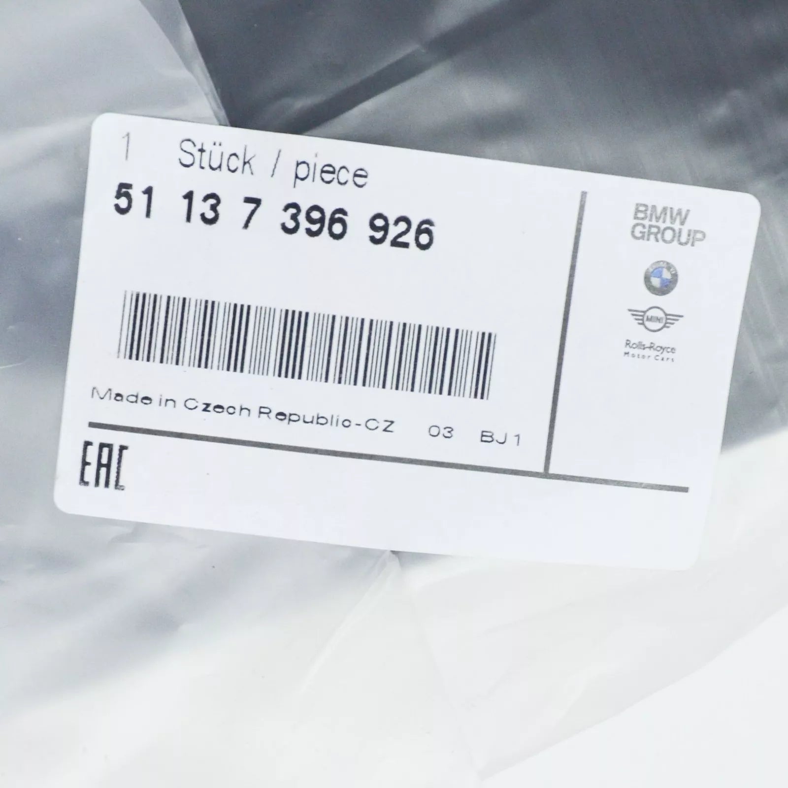 NEW BMW 3 F30 FRONT BUMPER LICENSE NUMBER PLATE SUPPORT 51137396926 2016