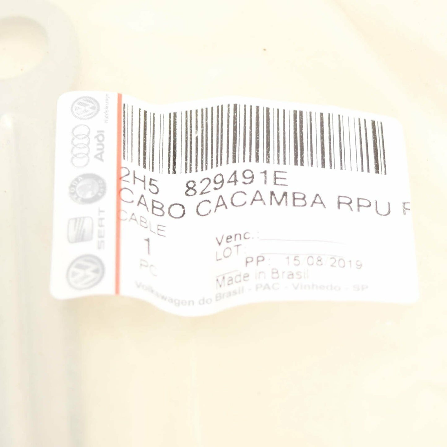 NEW VOLKSWAGEN AMAROK 2H REAR RETAINING ROPE 2H5829491E ORIGINAL