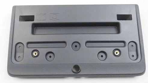 new vw tiguan ad front bumper license plate holder 5na807285h9b9 original