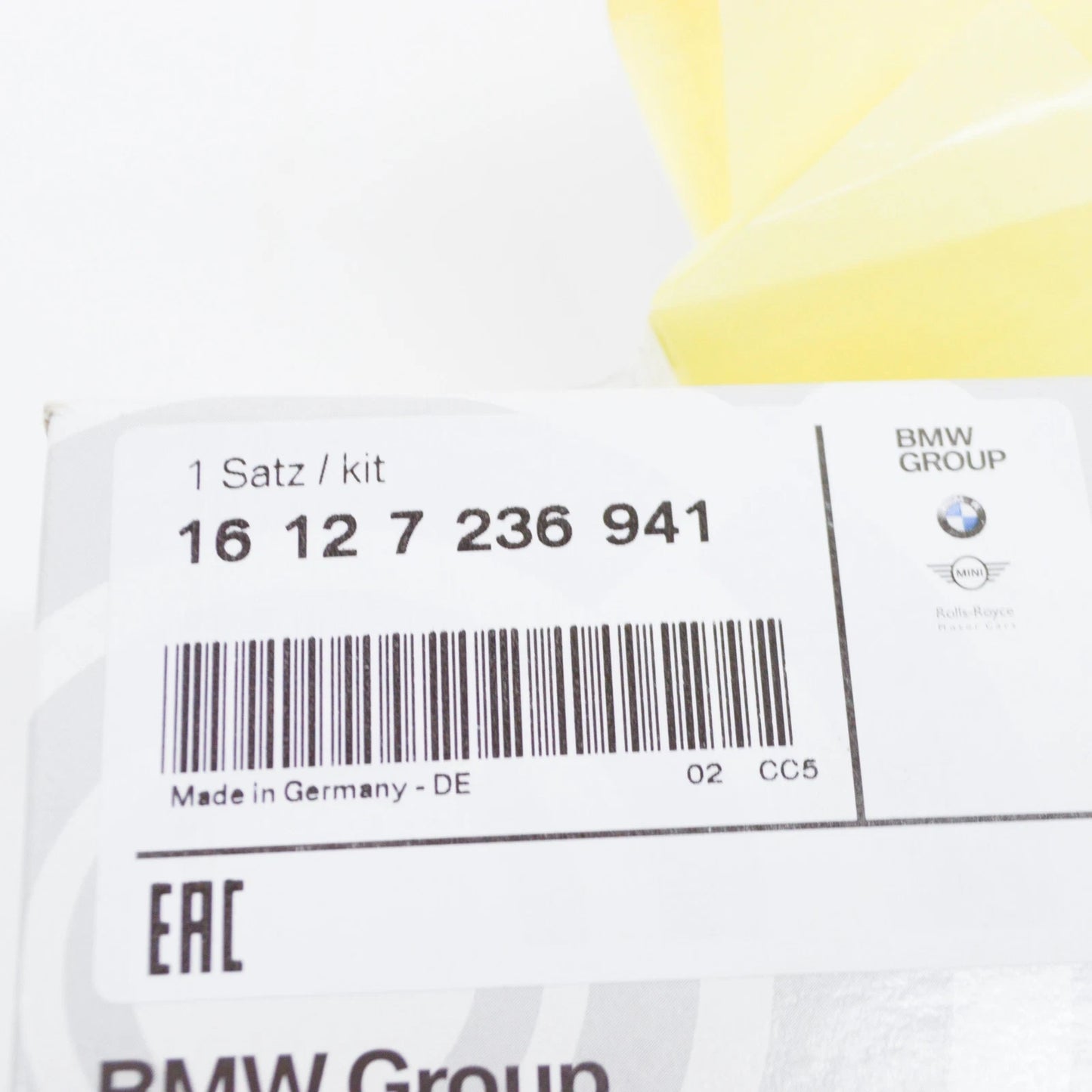 NEW BMW X5 F15 2.0I 180KW FUEL FILTER WITH PRESURE REGULATOR 16127236941