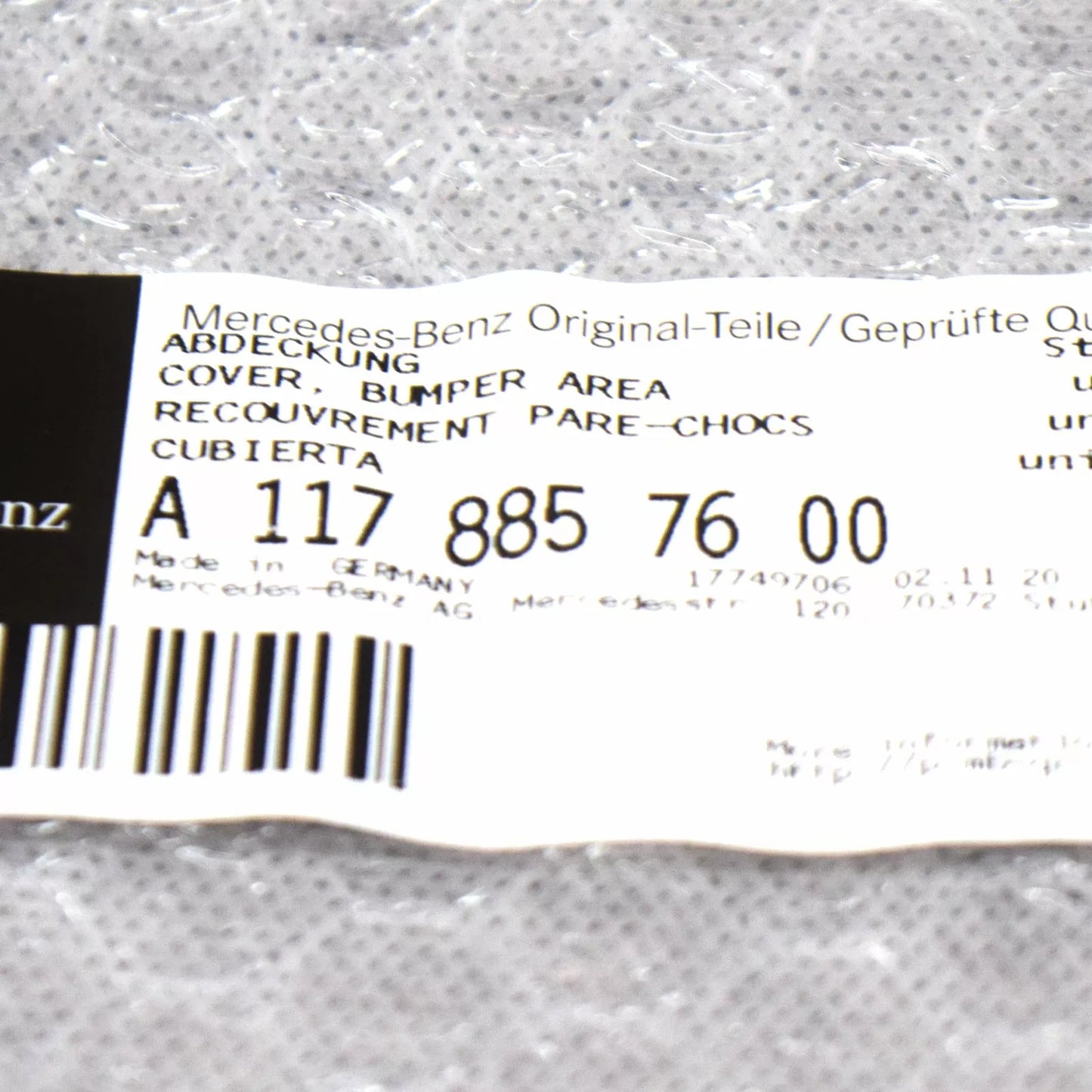 NEW MB CLA C117 FRONT BUMPER GRILLE SET A1178857600 A1178857500 ORIGINAL