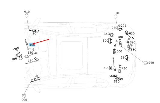 new mercedes-benz a w176 bluetooth wlan antenna a4638202875 original