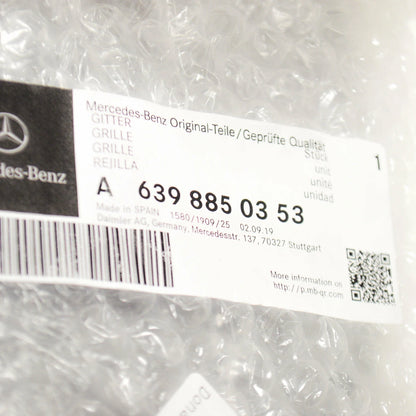 MERCEDES BENZ VITO W639 FRONT BUMPER RIGHT GRILLE A6398850353 NEW
