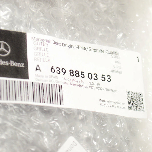 MERCEDES BENZ VITO W639 FRONT BUMPER RIGHT GRILLE A6398850353 NEW