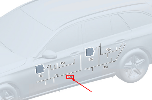 new mercedes-benz c w206 front door wiring harness a2065403445 original