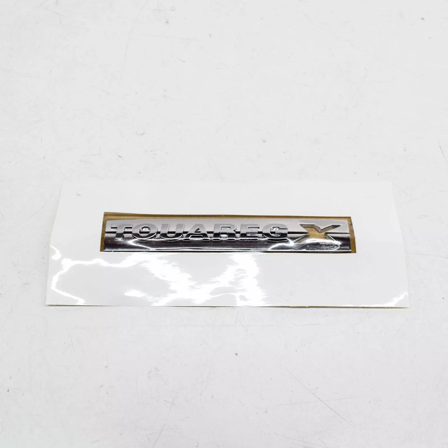 NEW VW TOUAREG 7P CHROME SELF-ADHESIVE SIDE TOUAREGX BADGE 7P6853688A2ZZ