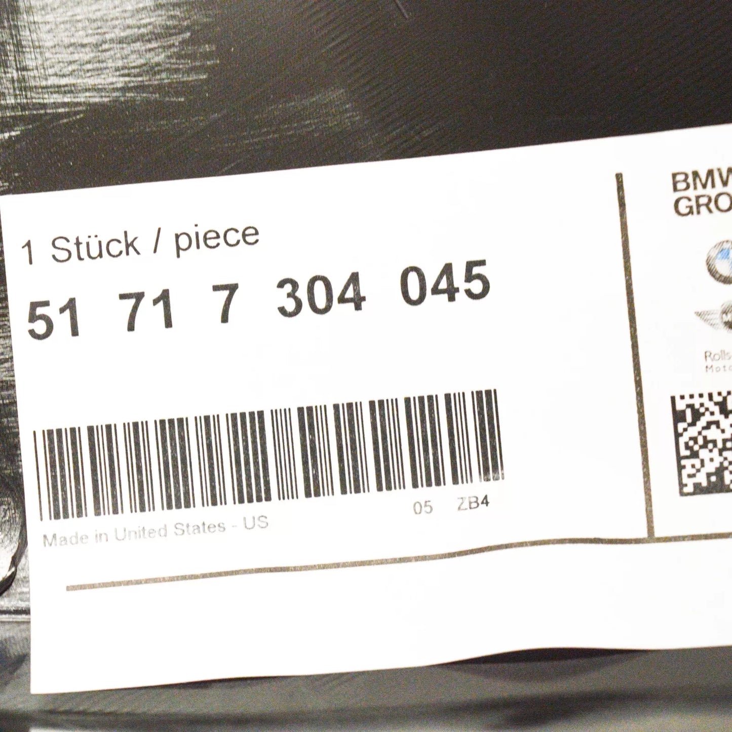 NEW BMW X5 F15 FRONT LEFT WHEELARCH BOTTOM COVER 51717304045 7304045 ORIGINAL