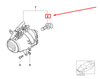 new bmw x5 e70 front fog lamp halogen light bulb 7160784 63217160784 original