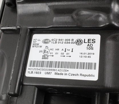 new vw polo 6r, 6c front left headlight 6c2941005b original