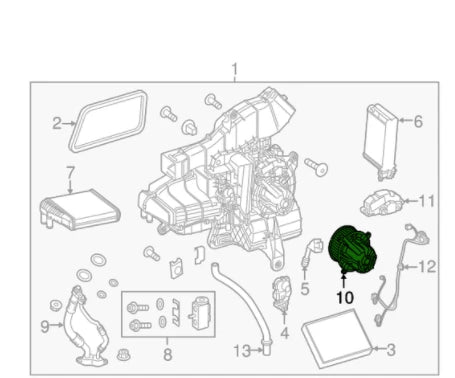 NEW MERCEDES-BENZ VITO FURGON W447 HEATER BLOWER FAN MOTOR A0008304901