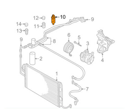 new vw sharan 7m a/c air conditioning sensor 7m3959139 original