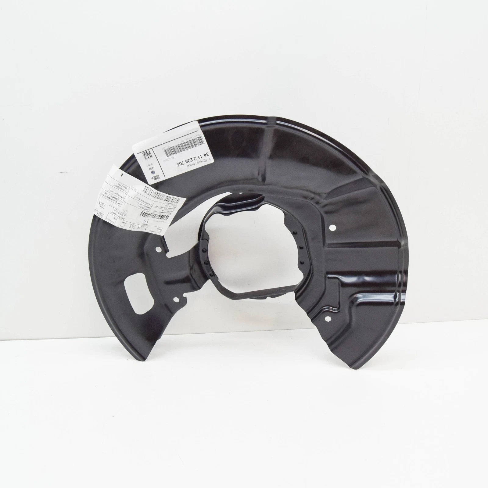 NEW BMW M5 E39 FRONT LEFT WHEEL BRAKE PROTECTION PLATE 34112228765 ORIGINAL