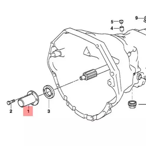 NEW BMW E34 E39 E46 Z3 Z4 CLUTCH GUIDE BUSH 23117510016 7510016 ORIGINAL