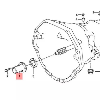 NEW BMW E34 E39 E46 Z3 Z4 CLUTCH GUIDE BUSH 23117510016 7510016 ORIGINAL