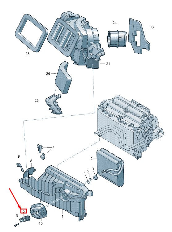 NEW AUDI A6 C8 AIR CONDITIONING EXPANSION VALVE 8W0816679 ORIGINAL