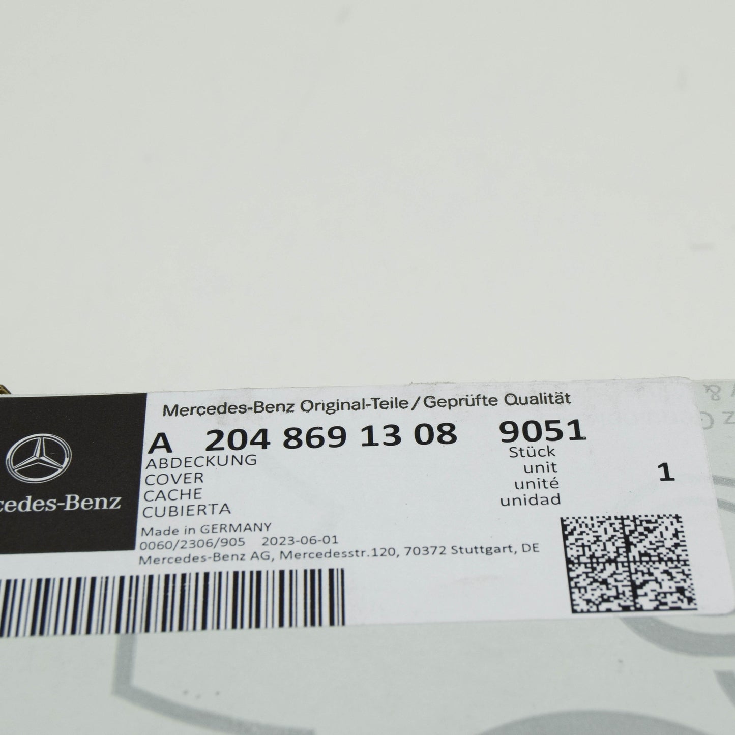 NEW MB CLA C117 REAR LEFT LUGGAGE NET BRACKET COVER A20486913089051 ORIGINAL