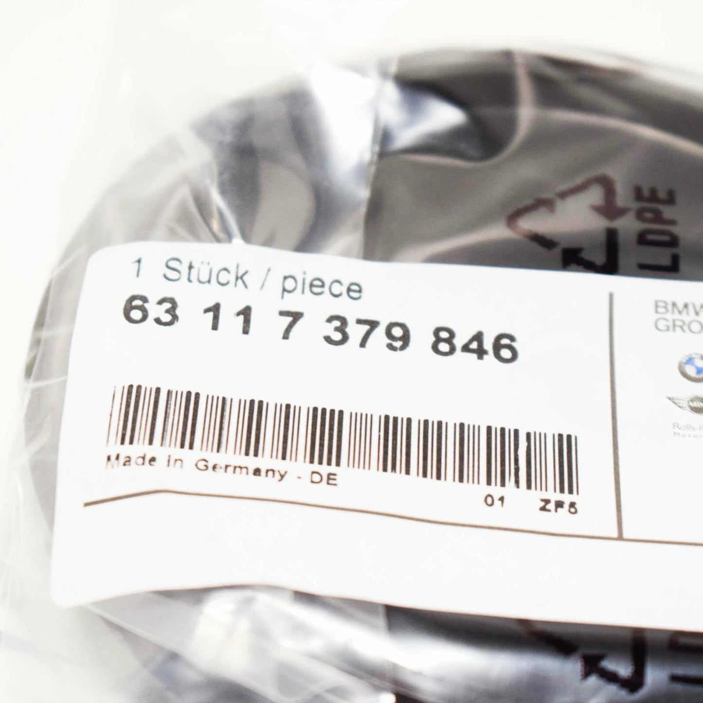 NEW BMW 4 COUPE F32 XENON HEADLIGHT LAMP DUST COVER 63117379846 ORIGINAL