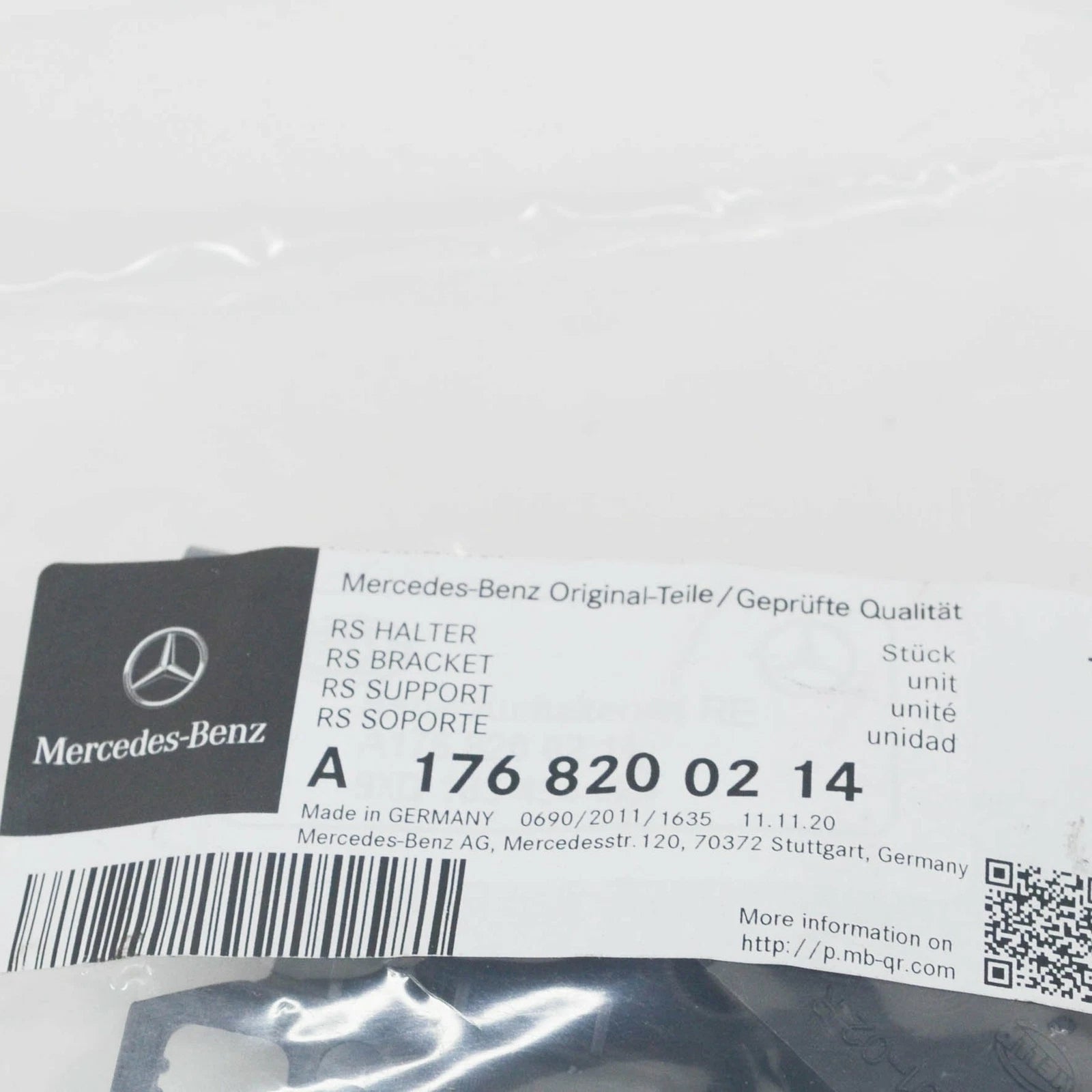 NEW MERCEDES-BENZ A W176 RIGHT HEADLIGHT BRACKET REPAIR SET A1768200214 ORIGINAL