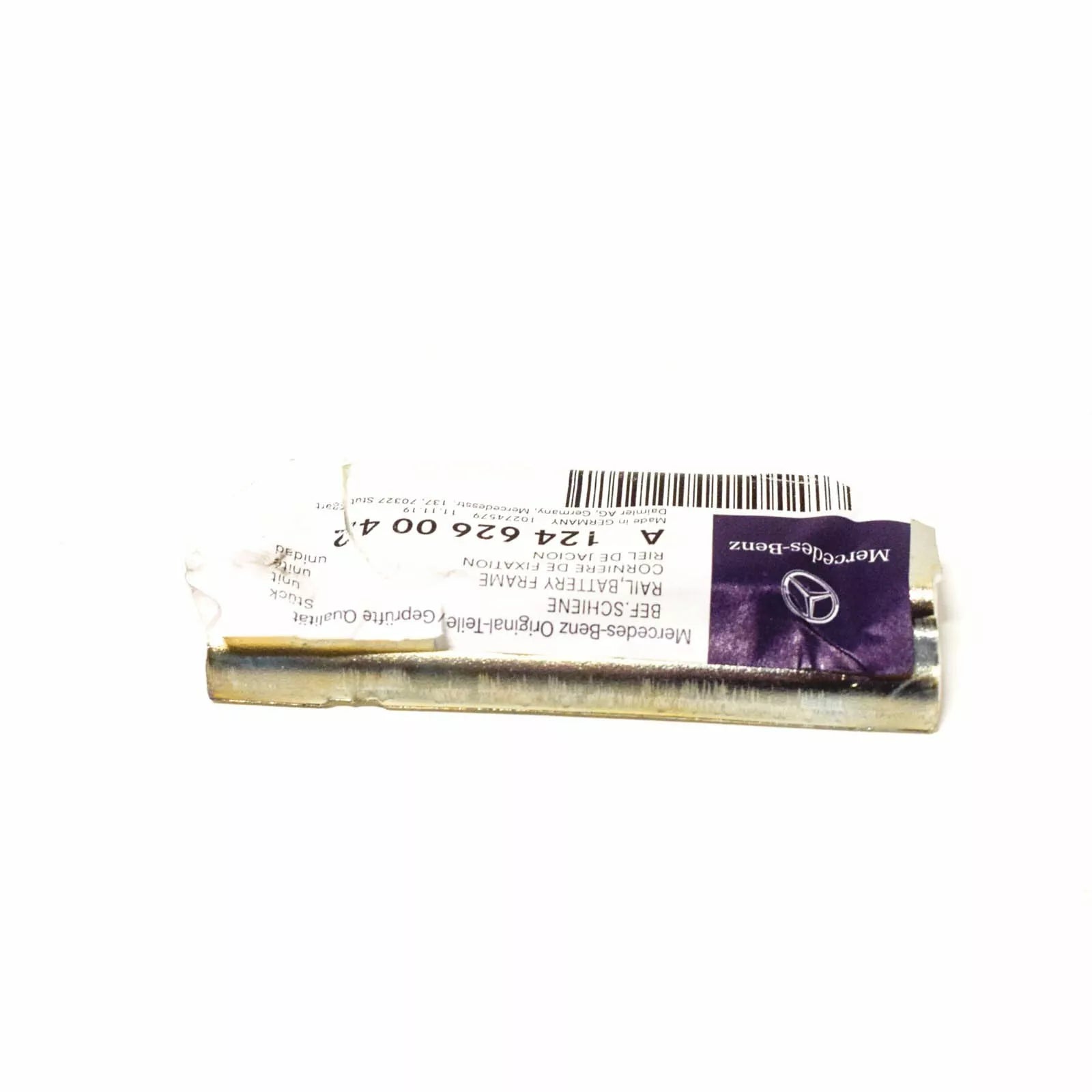 NEW MERCEDES-BENZ E W124 BATTERY HOLD DOWN PLATE A1246260042 ORIGINAL