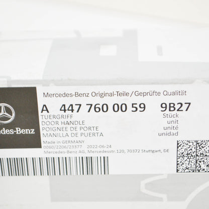 NEW MERCEDES-BENZ VITO W447 FRONT DOOR EXTERIOR HANDLE A44776000599B27 ORIGINAL