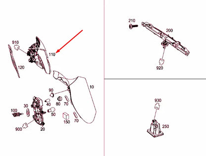 NEW MERCEDES-BENZ GLA X156 REAR RIGHT INNER TAIL LIGHT A1569068800