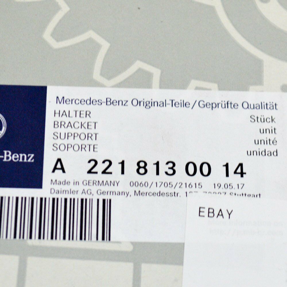 Genuine Mercedes-Benz S-Class W221 Facelift Cup Holder A2218130014 Original
